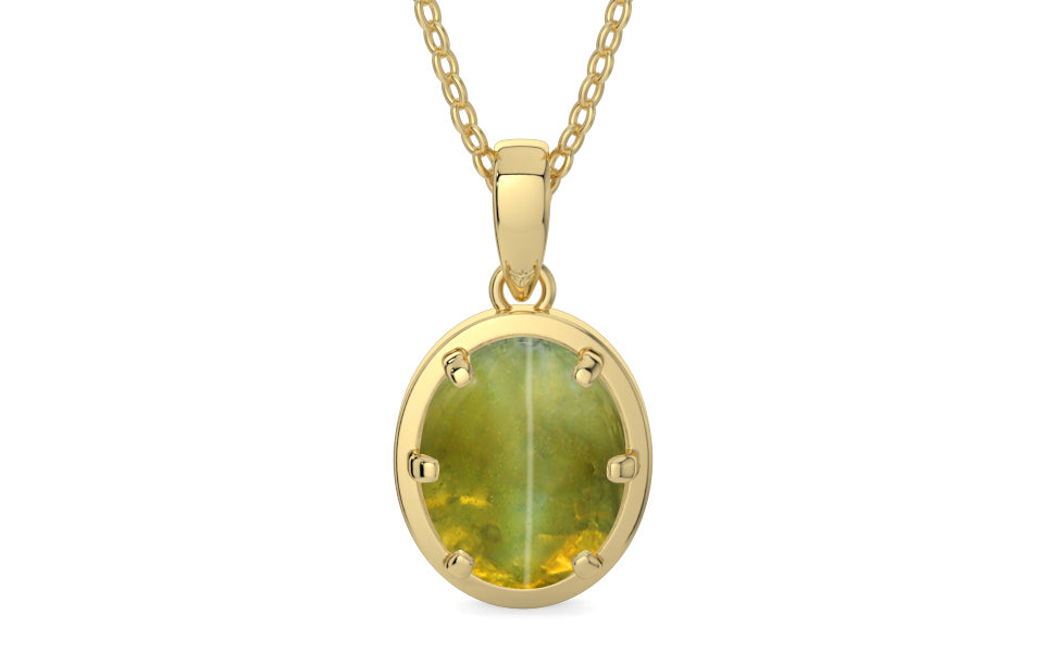 Ashtadhatu Cat's Eye Pendant Rare Quality (P8)