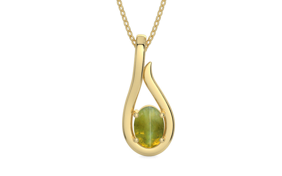 Ashtadhatu Cat's Eye Pendant Rare Quality (P9)