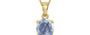 Ashtadhatu Ceylon Blue Sapphire Pendant Fine Quality (P10)
