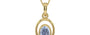 Ashtadhatu Ceylon Blue Sapphire Pendant Fine Quality (P12)