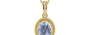 Ashtadhatu Ceylon Blue Sapphire Pendant Fine Quality (P7)