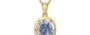 Ashtadhatu Ceylon Blue Sapphire Pendant Fine Quality (P8)