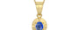 Ashtadhatu Ceylon Blue Sapphire Pendant Limited Quality (P11)