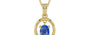 Ashtadhatu Ceylon Blue Sapphire Pendant Limited Quality (P2)