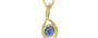 Ashtadhatu Ceylon Blue Sapphire Pendant Prime Quality (P1)