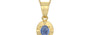 Ashtadhatu Ceylon Blue Sapphire Pendant Prime Quality (P11)