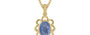 Ashtadhatu Ceylon Blue Sapphire Pendant Prime Quality (P3)