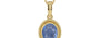 Ashtadhatu Ceylon Blue Sapphire Pendant Prime Quality (P7)