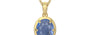 Ashtadhatu Ceylon Blue Sapphire Pendant Prime Quality (P8)
