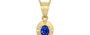 Ashtadhatu Ceylon Blue Sapphire Pendant Rare Quality (P11)