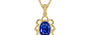Ashtadhatu Ceylon Blue Sapphire Pendant Rare Quality (P3)
