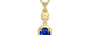 Ashtadhatu Ceylon Blue Sapphire Pendant Rare Quality (P6)