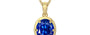 Ashtadhatu Ceylon Blue Sapphire Pendant Rare Quality (P8)