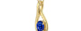 Ashtadhatu Ceylon Blue Sapphire Pendant Rare Quality (P9)