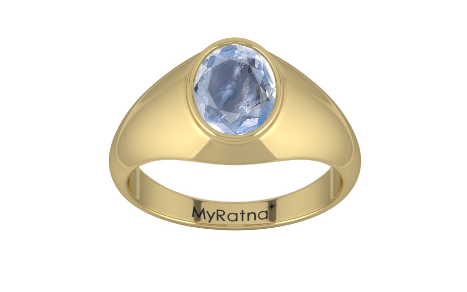 Ashtadhatu Ceylon Blue Sapphire Ring Fine Quality (R12)