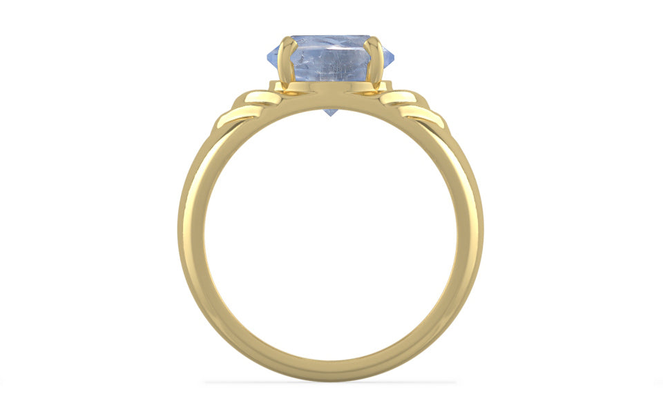 Ashtadhatu Ceylon Blue Sapphire Ring Fine Quality (R4)