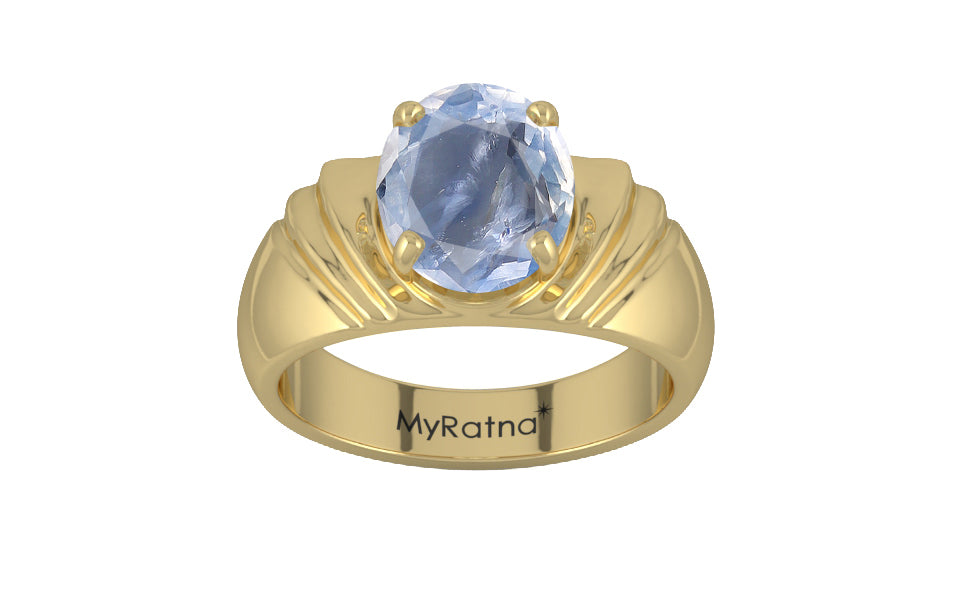 Ashtadhatu Ceylon Blue Sapphire Ring Fine Quality (R4)