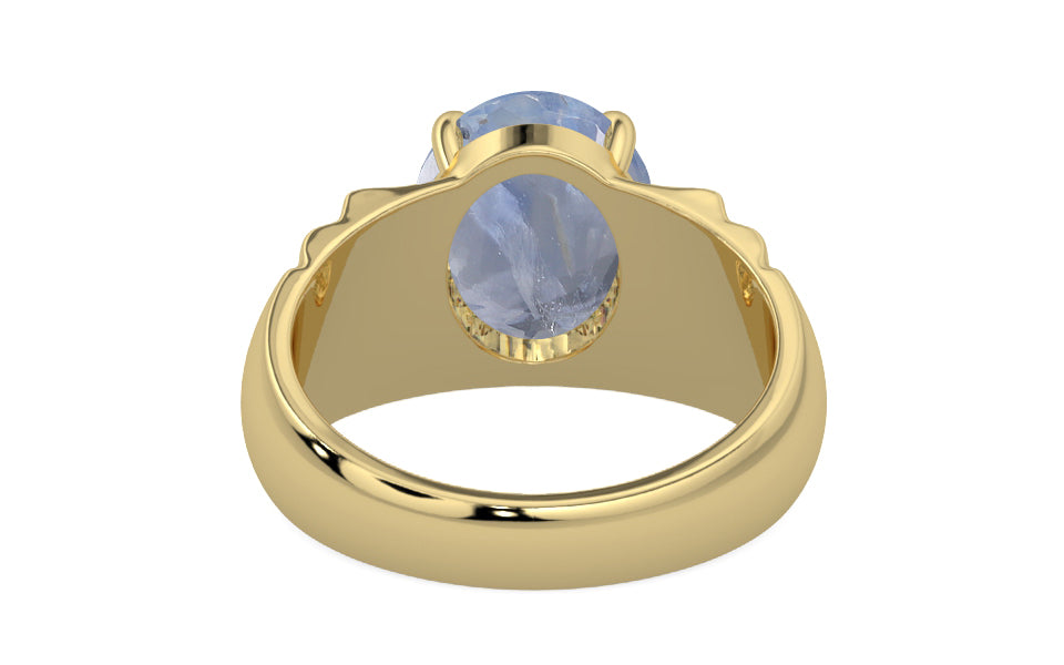 Ashtadhatu Ceylon Blue Sapphire Ring Fine Quality (R4)