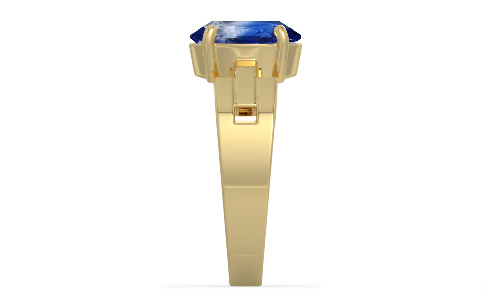 Ashtadhatu Ceylon Blue Sapphire Ring Limited Quality (R8)