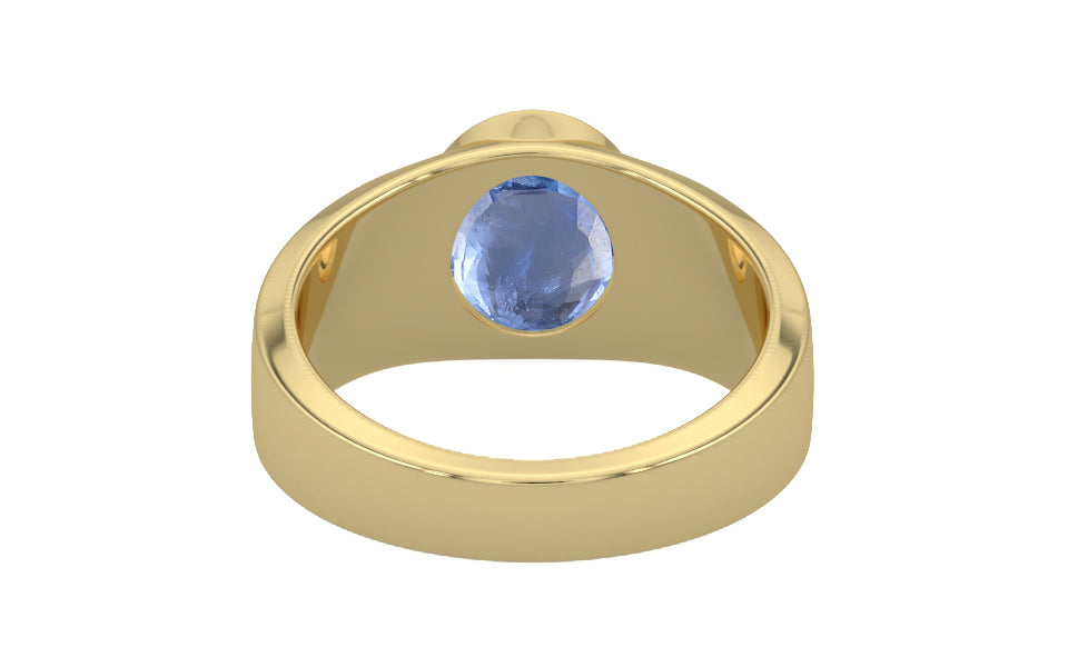 Ashtadhatu Ceylon Blue Sapphire Ring Prime Quality (R10)