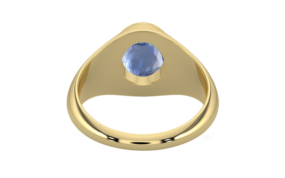 Ashtadhatu Ceylon Blue Sapphire Ring Prime Quality (R12)