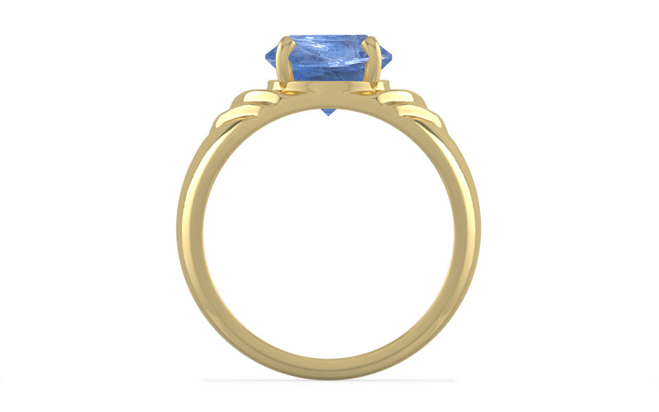 Ashtadhatu Ceylon Blue Sapphire Ring Prime Quality (R4)