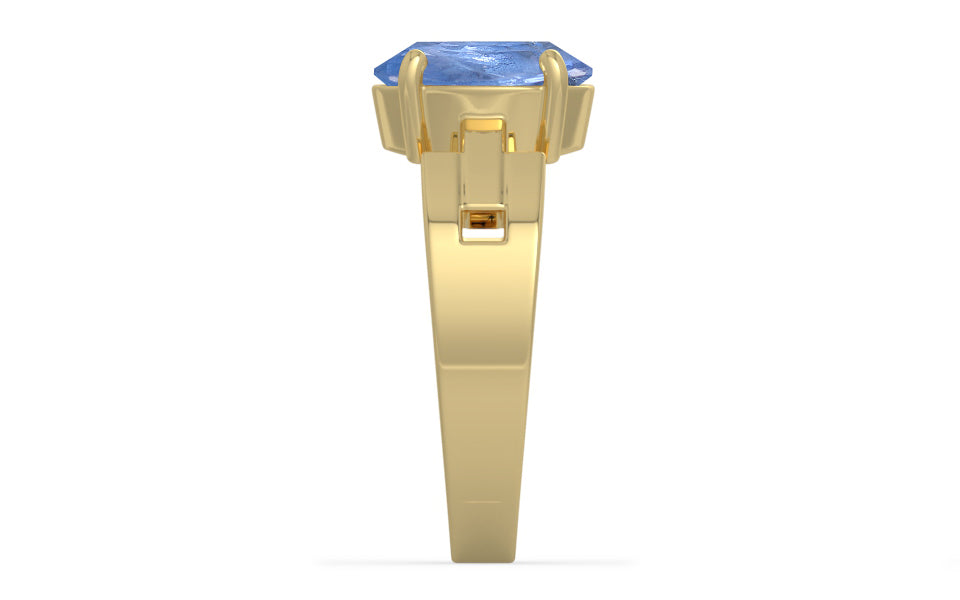 Ashtadhatu Ceylon Blue Sapphire Ring Prime Quality (R8)