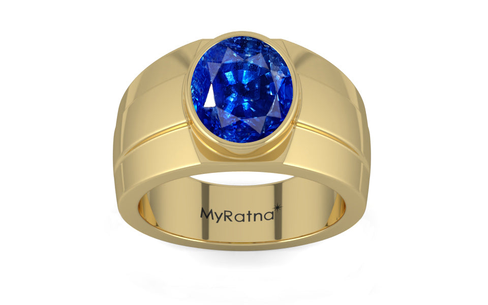 Ashtadhatu Ceylon Blue Sapphire Ring Rare Quality (R1)