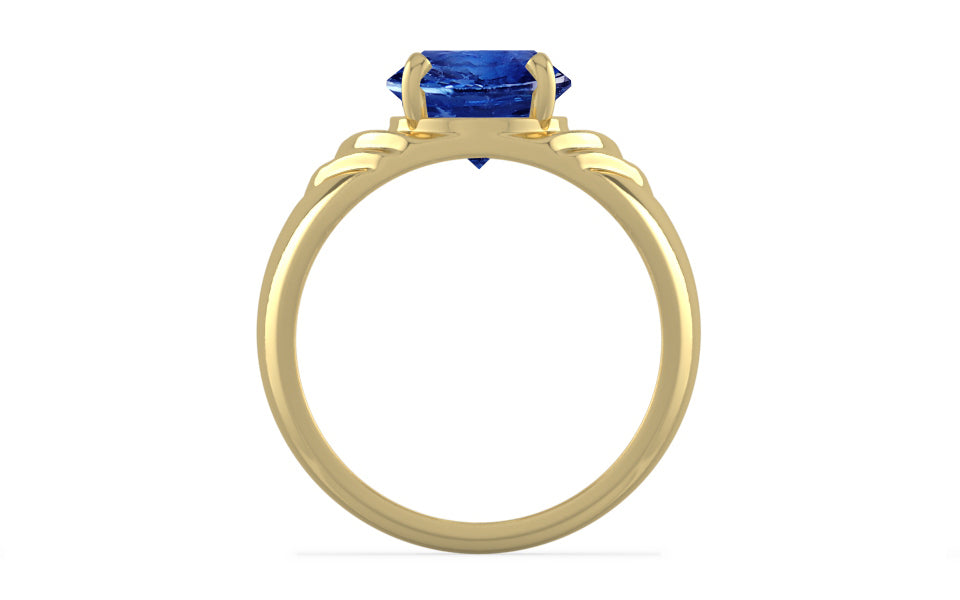 Ashtadhatu Ceylon Blue Sapphire Ring Rare Quality (R4)