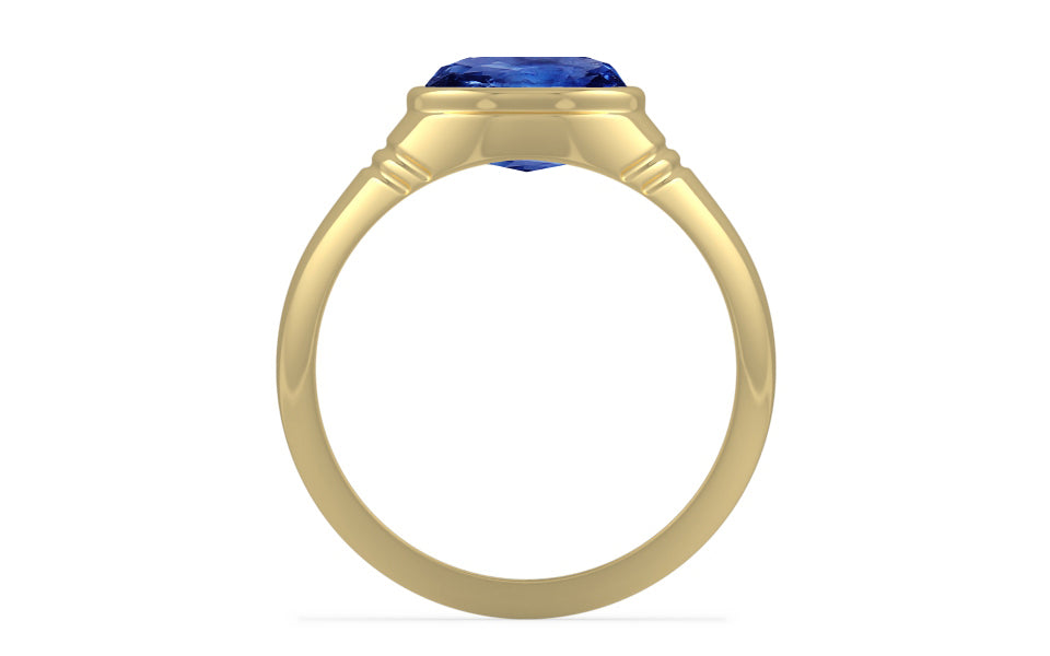 Ashtadhatu Ceylon Blue Sapphire Ring Rare Quality (R7)