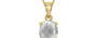 Ashtadhatu Ceylon White Sapphire Pendant Limited Quality (P10)