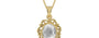 Ashtadhatu Ceylon White Sapphire Pendant Limited Quality (P5)