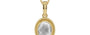 Ashtadhatu Ceylon White Sapphire Pendant Limited Quality (P7)