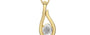 Ashtadhatu Ceylon White Sapphire Pendant Limited Quality (P9)