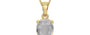 Ashtadhatu Ceylon White Sapphire Pendant Prime Quality (P10)