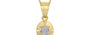 Ashtadhatu Ceylon White Sapphire Pendant Prime Quality (P11)