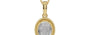 Ashtadhatu Ceylon White Sapphire Pendant Prime Quality (P7)