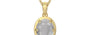 Ashtadhatu Ceylon White Sapphire Pendant Prime Quality (P8)