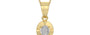 Ashtadhatu Ceylon White Sapphire Pendant Rare Quality (P11)