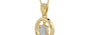 Ashtadhatu Ceylon White Sapphire Pendant Rare Quality (P2)