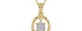Ashtadhatu Ceylon White Sapphire Pendant Rare Quality (P2)