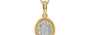 Ashtadhatu Ceylon White Sapphire Pendant Rare Quality (P7)