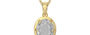 Ashtadhatu Ceylon White Sapphire Pendant Rare Quality (P8)