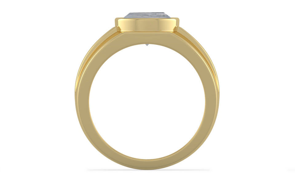 Ashtadhatu Ceylon White Sapphire Ring Fine Quality (R1)