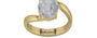 Ashtadhatu Ceylon White Sapphire Ring Fine Quality (R2)