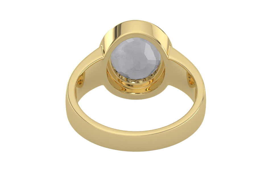 Ashtadhatu Ceylon White Sapphire Ring Fine Quality (R3)