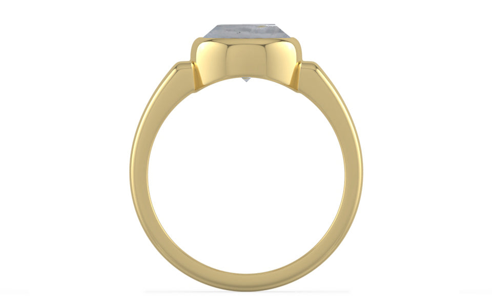 Ashtadhatu Ceylon White Sapphire Ring Fine Quality (R6)