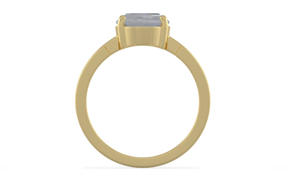 Ashtadhatu Ceylon White Sapphire Ring Fine Quality (R8)