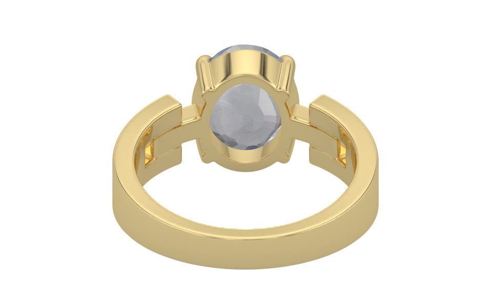 Ashtadhatu Ceylon White Sapphire Ring Fine Quality (R8)