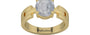 Ashtadhatu Ceylon White Sapphire Ring Fine Quality (R8)